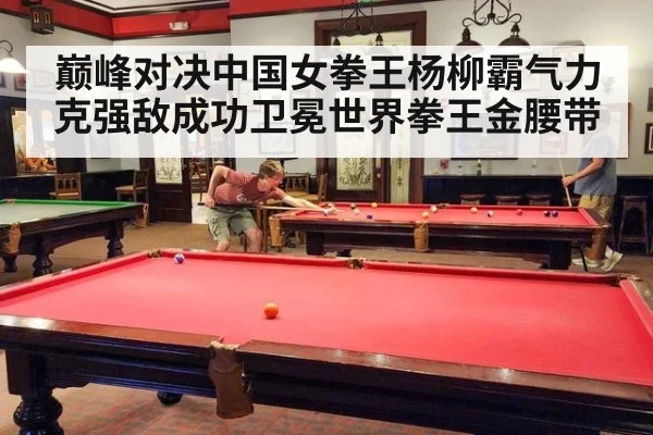 巅峰对决中国女拳王杨柳霸气力克强敌成功卫冕世界拳王金腰带